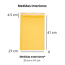 Sobres Con Burbuja Kraft Amarillo