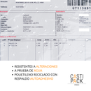 Sobres Packing List Transparentes