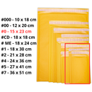 Sobres Con Burbuja Kraft Amarillo
