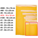 Sobres Con Burbuja Kraft Amarillo