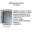 Sobres Con Burbuja Holográfico