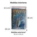 Sobres Con Burbuja Holográfico