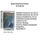 Sobres Con Burbuja Holográfico