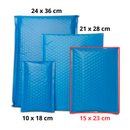 Sobres Con Burbuja Poly Azul