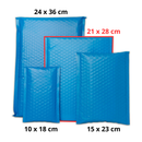Sobres Con Burbuja Poly Azul