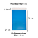 Sobres Con Burbuja Poly Azul