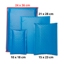 Sobres Con Burbuja Poly Azul