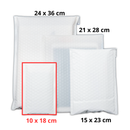 Sobres Con Burbuja Poly Blanco
