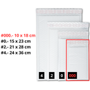 Sobres Con Burbuja Poly Blanco