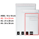 Sobres Con Burbuja Poly Blanco