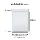 Sobres Con Burbuja Poly Blanco