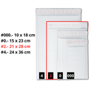 Sobres Con Burbuja Poly Blanco