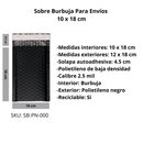Sobres Con Burbuja Poly Negro