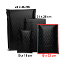 Sobres Con Burbuja Poly Negro