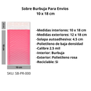 Sobres Con Burbuja Poly Rosa
