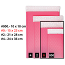 Sobres Con Burbuja Poly Rosa