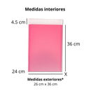Sobres Con Burbuja Poly Rosa