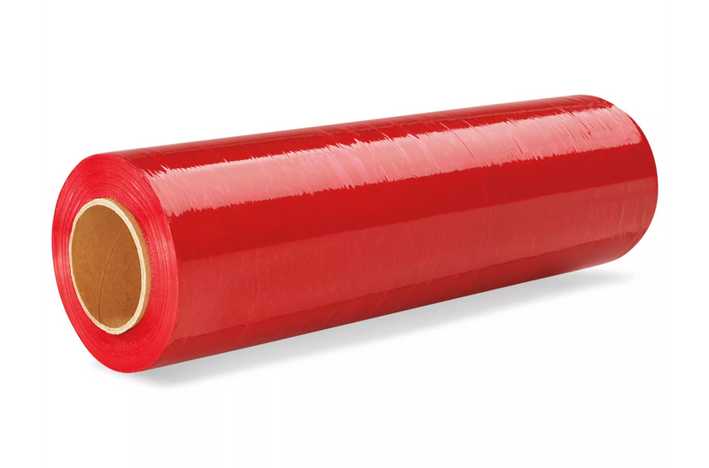 Rollo Plástico para Emplayar Rojo 18 x 800
